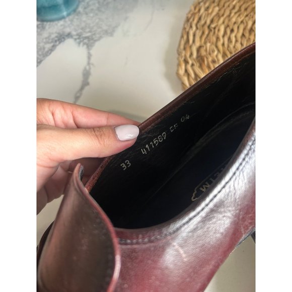Mens Burgandy Brown Florsheim Size 12 - Picture 7 of 8